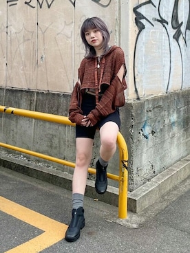「BEEDEN」｜namiさん（レディース・155cm）の秋コーディネート