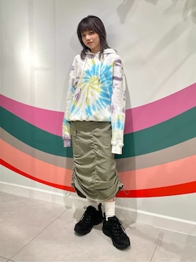 「MERRELL（メレル）のアイテム」を使った、namiさん（レディース・155cm）の秋コーディネート