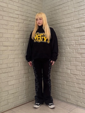 「HYSTERIC GLAMOUR（ヒステリックグラマー）のアイテム（その他アウター）」を使った、shi0ri68さん（レディース・155cm）の秋コーディネート