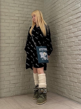 「シャツ 」｜「アイテム（ワンピース/ドレス）」を使った、shi0ri68さん（レディース・155cm）の秋コーディネート