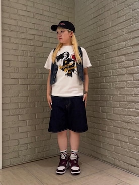 HYSTERIC GLAMOUR ☆ 人気ブラック フードベスト STYLING | HYSTERIC GLAMOUR ONLINE STORE ヒステリックグラマー