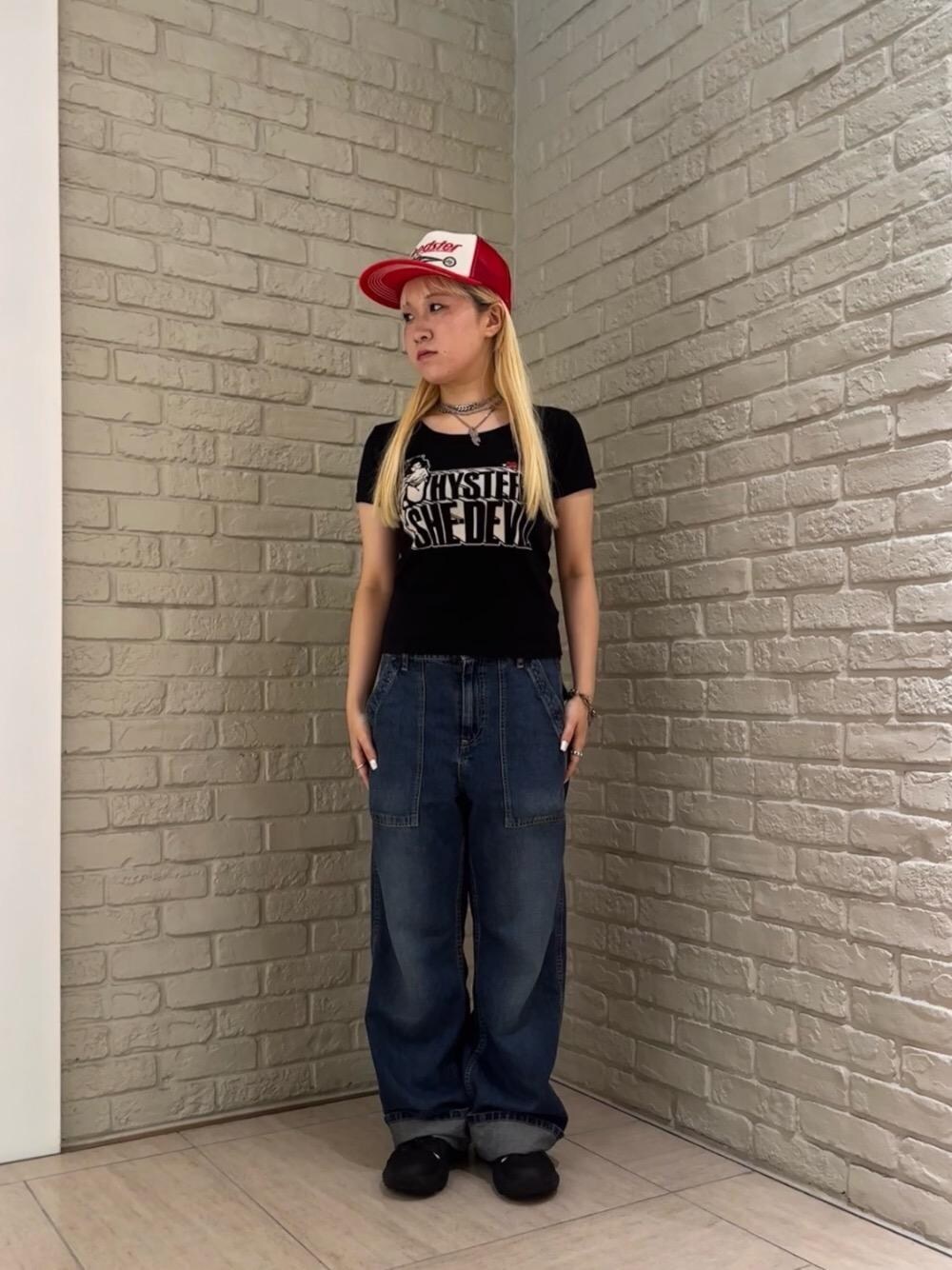 国内正規品】ヒステリックグラマー SPEED STER メッシュキャップ 黒