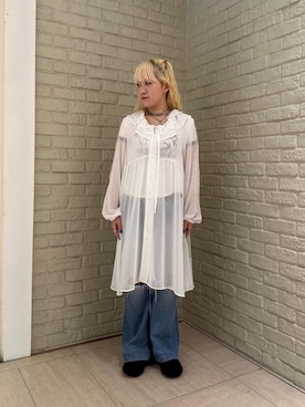 「HYSTERIC GLAMOUR（ヒステリックグラマー）のアイテム（ワンピース/ドレス）」を使った、shi0ri68さん（レディース・155cm）の秋コーディネート