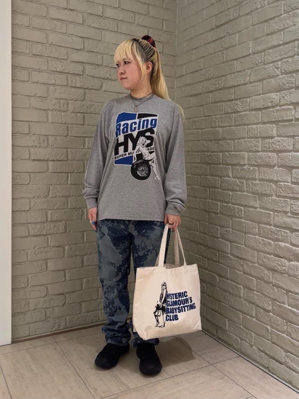 HYSTERIC GLAMOUR（ヒステリックグラマー）の「RACING HYS Tシャツ（T