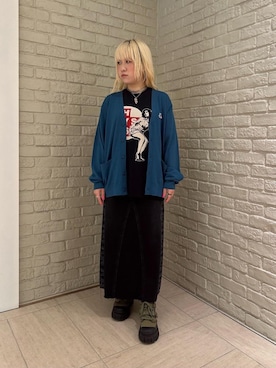 「HYSTERIC GLAMOUR（ヒステリックグラマー）のアイテム」を使った、shi0ri68さん（レディース・155cm）の秋コーディネート