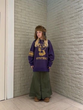 「HYSTERIC GLAMOUR（ヒステリックグラマー）のアイテム」を使った、shi0ri68さん（レディース・155cm）の秋コーディネート