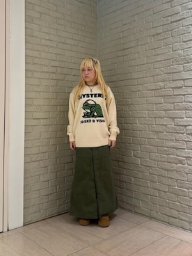 「HYSTERIC GLAMOUR（ヒステリックグラマー）のアイテム」を使った、shi0ri68さん（レディース・155cm）の秋コーディネート