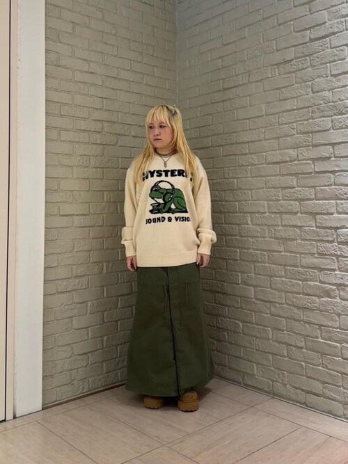 HYSTERIC GLAMOUR（ヒステリックグラマー）の「DIGGY編込 セーター