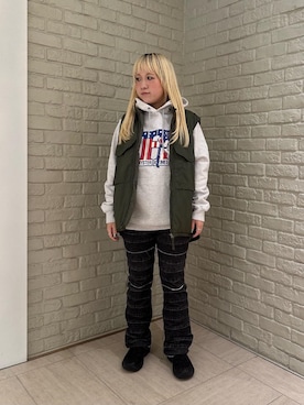 「HYSTERIC GLAMOUR（ヒステリックグラマー）のアイテム」を使った、shi0ri68さん（レディース・155cm）の秋コーディネート