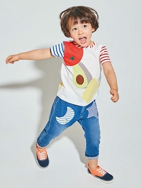 kladskap　クレードスコープさん（キッズ・100cm）の春コーディネート