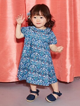 「sense of wonder（センスオブワンダー）のアイテム（ワンピース）」を使った、kladskap　クレードスコープさん（キッズ・82cm）の夏コーディネート