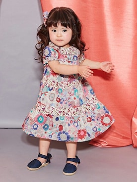 「sense of wonder（センスオブワンダー）のアイテム（ワンピース）」を使った、kladskap　クレードスコープさん（キッズ・90cm）の夏コーディネート