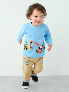 「kladskap（クレードスコープ）のアイテム」を使った、kladskap　クレードスコープさん（キッズ・90cm）の春コーディネート