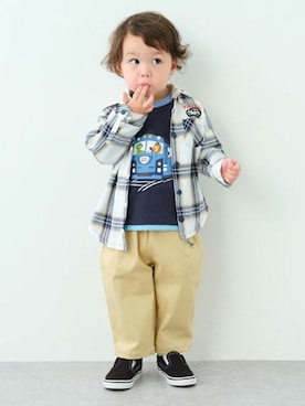 kladskap　クレードスコープさん（キッズ・90cm）の春コーディネート