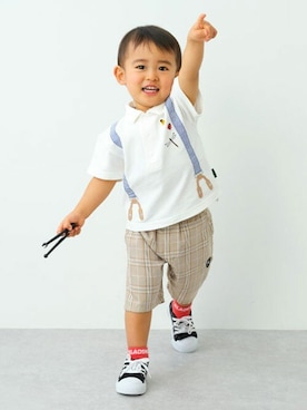 kladskap　クレードスコープさん（キッズ・89cm）の春コーディネート