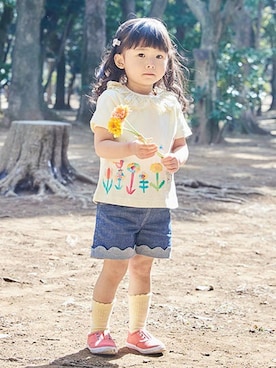 kladskap　クレードスコープさん（キッズ・92cm）の春コーディネート