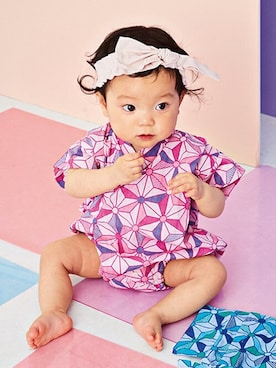 「花火大会」｜kladskap　クレードスコープさん（キッズ・66cm）の春コーディネート