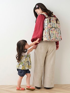 「sense of wonder」｜「アイテム（チュニック）」を使った、kladskap　クレードスコープさん（キッズ・90cm）の夏コーディネート
