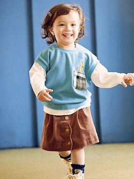 kladskap　クレードスコープさん（キッズ・90cm）の秋コーディネート