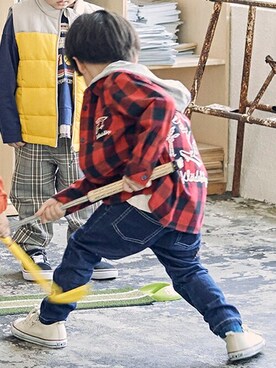 kladskap　クレードスコープさん（キッズ・110cm）の秋コーディネート