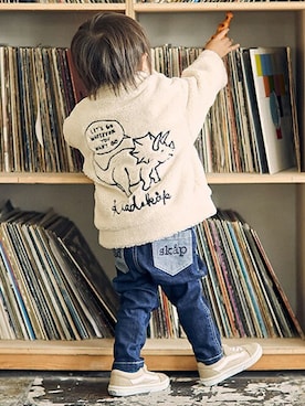 「kladskap（クレードスコープ）のアイテム」を使った、kladskap　クレードスコープさん（キッズ・88cm）の秋コーディネート