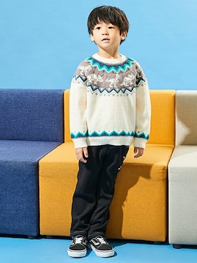 「kladskap（クレードスコープ）のアイテム」を使った、kladskap　クレードスコープさん（キッズ・108cm）の秋コーディネート