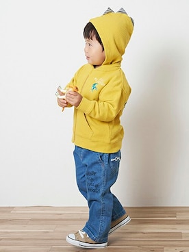 kladskap　クレードスコープさん（キッズ・89cm）の秋コーディネート