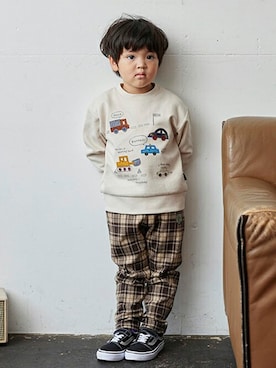 kladskap　クレードスコープさん（キッズ・100cm）の秋コーディネート