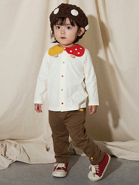 kladskap　クレードスコープさん（キッズ・86cm）の秋コーディネート