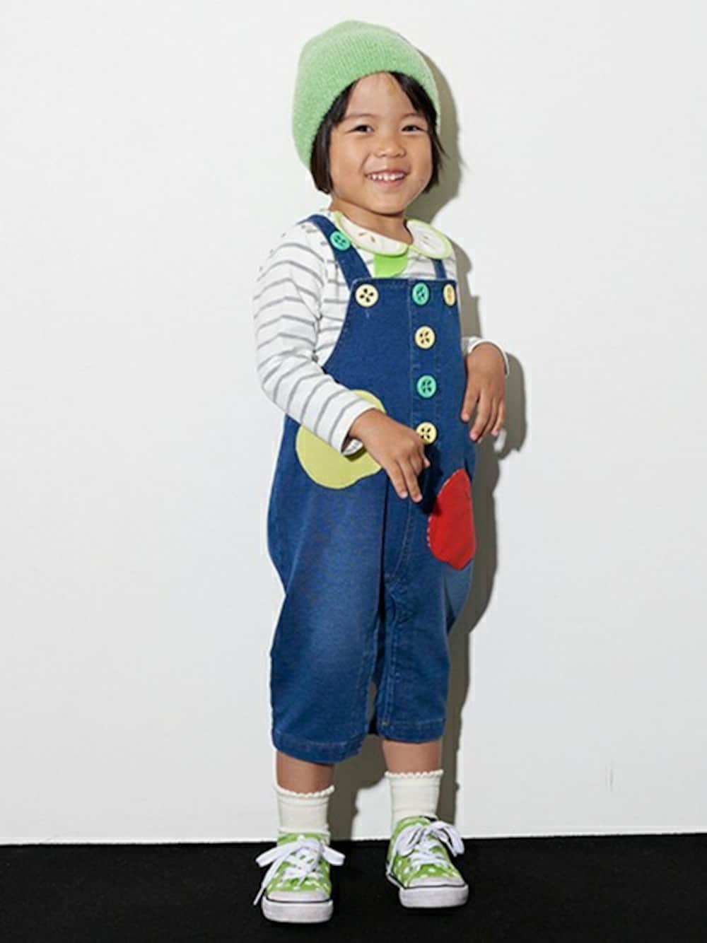 baby cheer（ベイビーチアー）の「りんごサロペット（サロペット