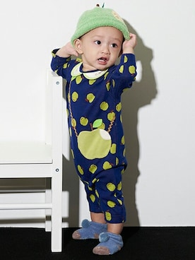 「ベビーコーデ」｜kladskap　クレードスコープさん（キッズ・68cm）の秋コーディネート