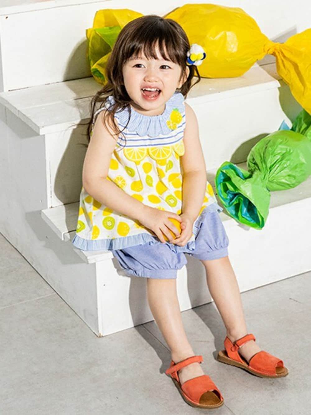ベイビーチアー ぶどうチュニック＆ブラウス＆パンツ＆靴下4点セット 120 baby cheer（ベイビーチアー）の「ぶどうチュニック（チュニック