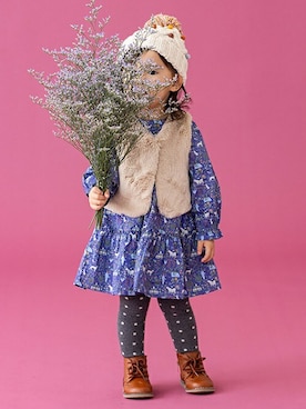 「sense of wonder」｜kladskap　クレードスコープさん（キッズ・86cm）の秋コーディネート