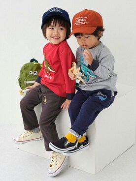 kladskap　クレードスコープさん（キッズ・89cm）の秋コーディネート