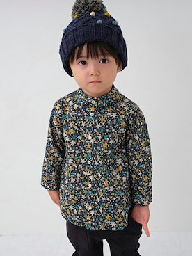 「sense of wonder（センスオブワンダー）のアイテム（トップス）」を使った、kladskap　クレードスコープさん（キッズ・92cm）の秋コーディネート