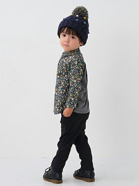 「sense of wonder（センスオブワンダー）のアイテム（トップス）」を使った、kladskap　クレードスコープさん（キッズ・92cm）の秋コーディネート