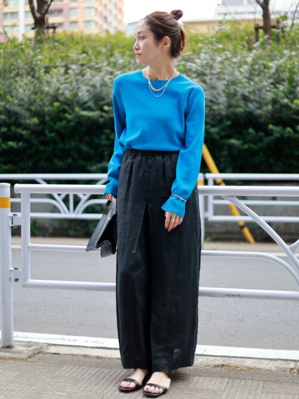誕生日プレゼント □□□リネンタックキュロットを使った人気ファッション パンツ