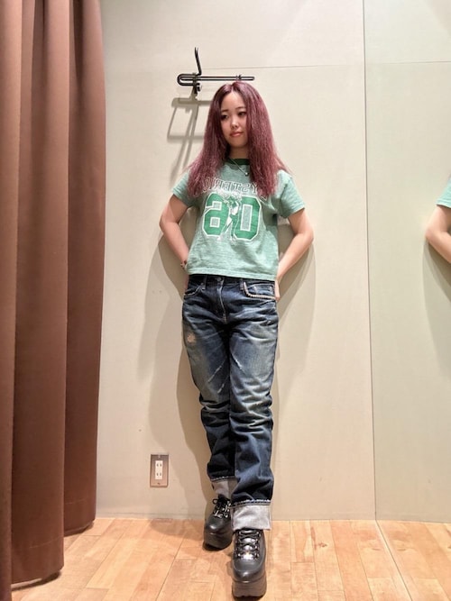 HYSTERIC GLAMOUR（ヒステリックグラマー）の「NUMBER 6 ショート丈T