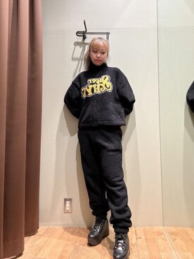 「HYSTERIC GLAMOUR（ヒステリックグラマー）のアイテム（その他アウター）」を使った、hzktoさん（レディース・161cm）の秋コーディネート
