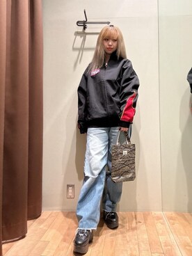「HYSTERIC GLAMOUR（ヒステリックグラマー）のアイテム（その他アウター）」を使った、hzktoさん（レディース・161cm）の秋コーディネート
