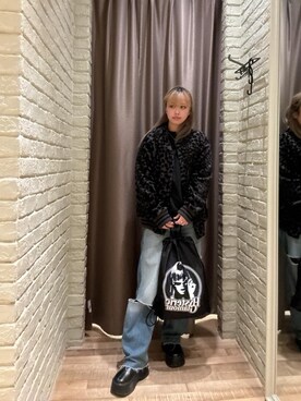 「HYSTERIC GLAMOUR（ヒステリックグラマー）のアイテム（その他アウター）」を使った、hzktoさん（レディース・161cm）の秋コーディネート