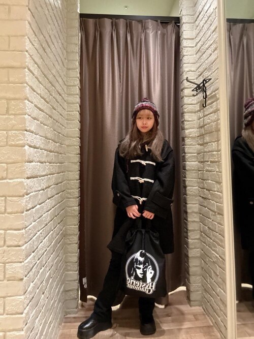専用HYSTERIC GLAMOUR SHAGGY BORDER ニットキャップ HYSTERIC GLAMOUR（ヒステリックグラマー）の「SHAGGY BORDER