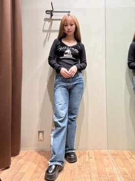 HYSTERIC ANGEL ショート丈Tシャツ|HYSTERIC GLAMOUR WOMEN