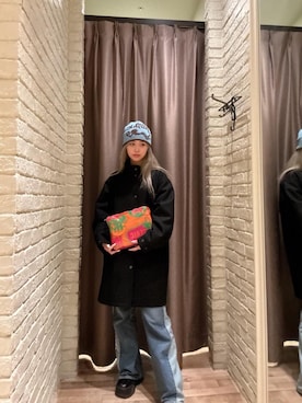 「HYSTERIC GLAMOUR（ヒステリックグラマー）のアイテム（その他アウター）」を使った、hzktoさん（レディース・161cm）の冬コーディネート