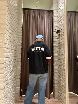 「HYSTERIC GLAMOUR（ヒステリックグラマー）のアイテム（その他アウター）」を使った、hzktoさん（レディース・161cm）の春コーディネート