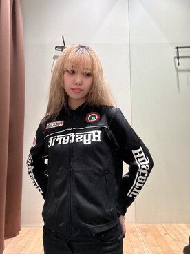 「HYSTERIC GLAMOUR（ヒステリックグラマー）のアイテム（その他アウター）」を使った、hzktoさん（レディース・161cm）の春コーディネート