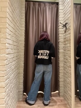 「HYSTERIC GLAMOUR（ヒステリックグラマー）のアイテム（その他アウター）」を使った、hzktoさん（レディース・161cm）の春コーディネート