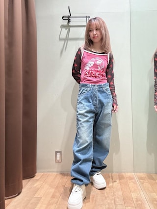 HYSTERIC GLAMOR スカルベリーシアートップス ヒステリックグラマー スカルベリー ロンT hysteric glamour