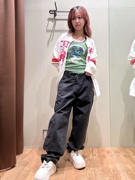 「アイテム（その他アウター）」を使った、hzktoさん（レディース・161cm）の夏コーディネート