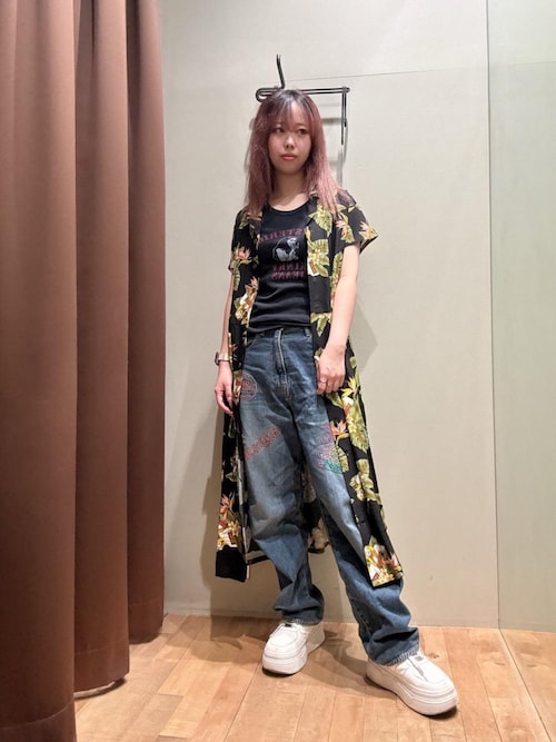 HYSTERIC GLAMOUR（ヒステリックグラマー） ワンピース 半袖 TROPIC